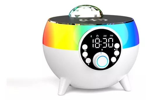 Parlante Bluetooth Con Lámpara Rgb, Cargador Inalámbrico®