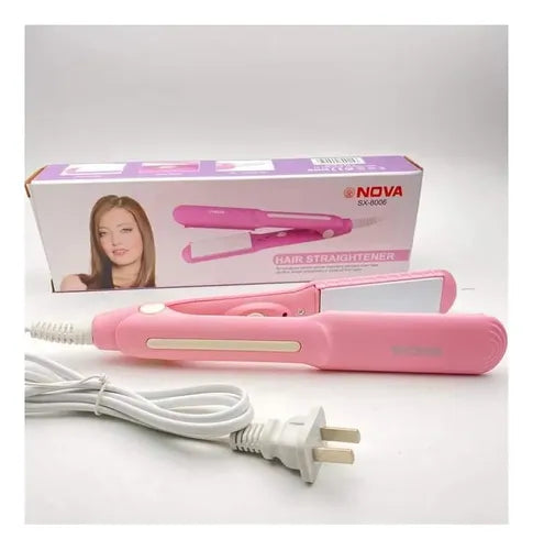 Planchita De Pelo Mini Nova Sx-8006 Violeta 220v Portátil®