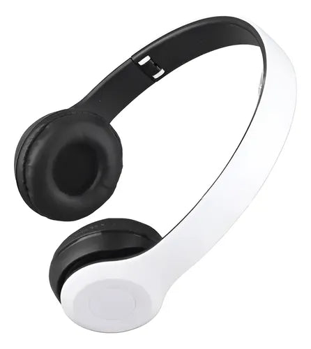 Auricular Vincha Inalámbrico P47 Bluetooth Micro Sd Radio Color Blanco®