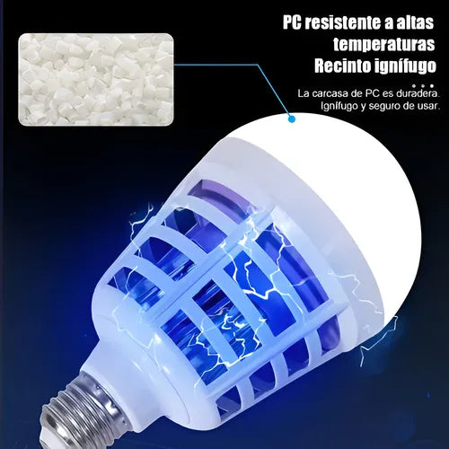 Lámpara Led De Bombilla Fría Que Mata Mosquitos, Repelente®