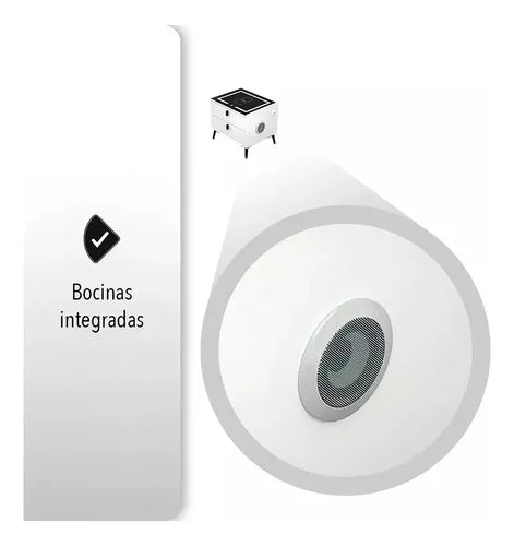 Mesa Moderna De Luz Noche Inteligente Led, Parlantes 50x40x60cm®