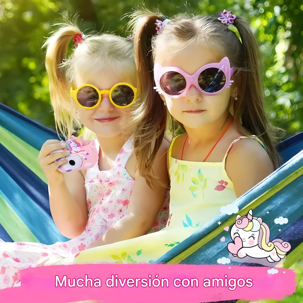 Cámara Digital Foto, Video Para Niños Con Pantalla Y Correa®