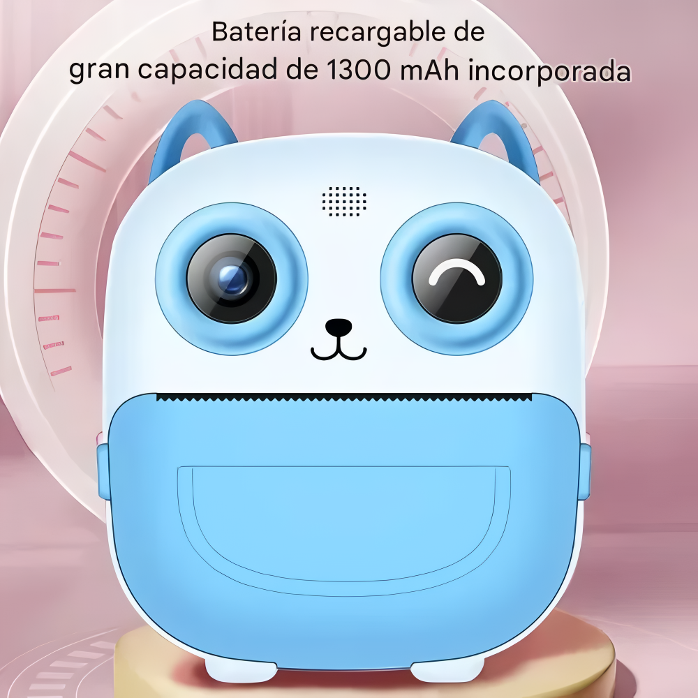 Cámara Con Impresión Infantil Portátil Diseño De Búho Hd®