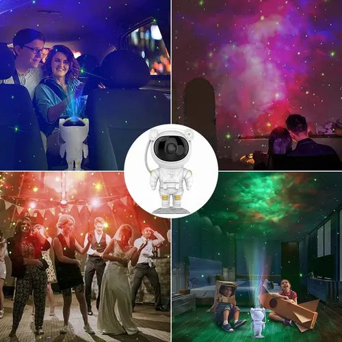 Astronauta Proyector De Estrellas Luces Nebulosa Galaxias®