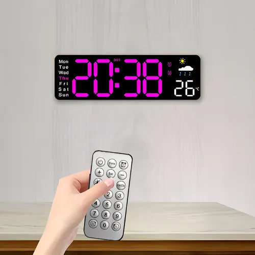 Reloj Alarma Despertador Digital Lcd Iluminado Temperatura®