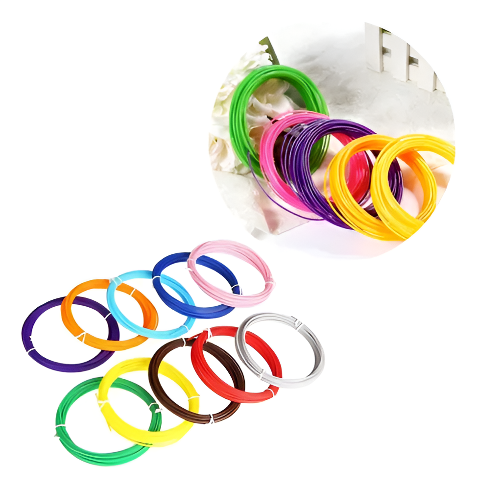 Filamentos De Colores X20 Rollos De 5m Abs Impresión 3d®
