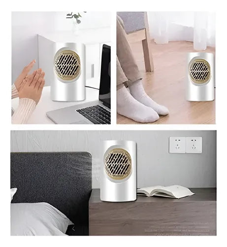 Calefactor Mini Para Escritorio Portatil Bajo Consumo 400w®