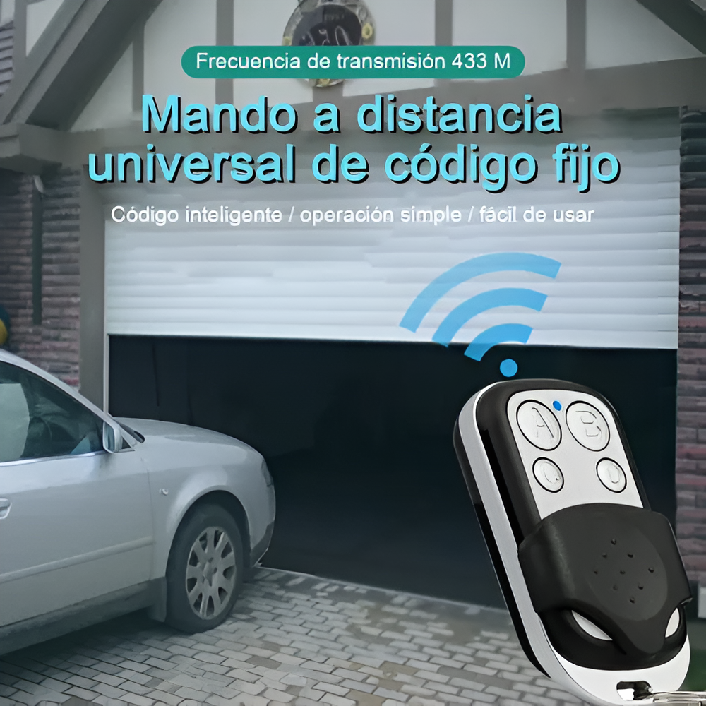 Control Remoto Universal Para Porton Electrico 433 Mhz®