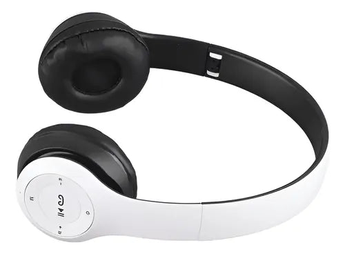 Auricular Vincha Inalámbrico P47 Bluetooth Micro Sd Radio Color Blanco®