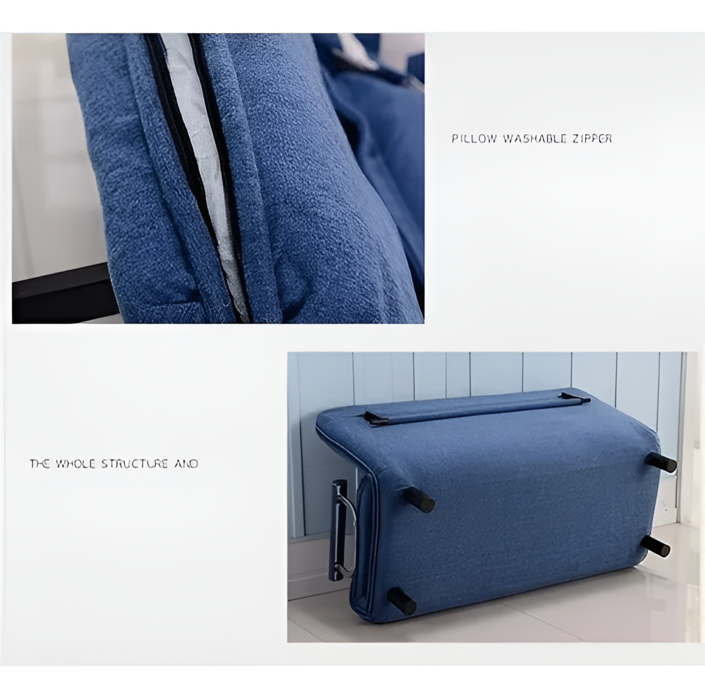 Sofá Cama 2 Cuerpos Reclinable Posa Brazos Color Gris®