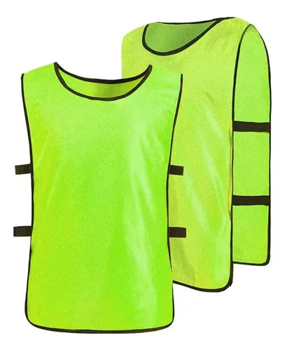 Chaleco Deportivo De Entrenamiento Adulto Fútbol Atletismo Color Verde®