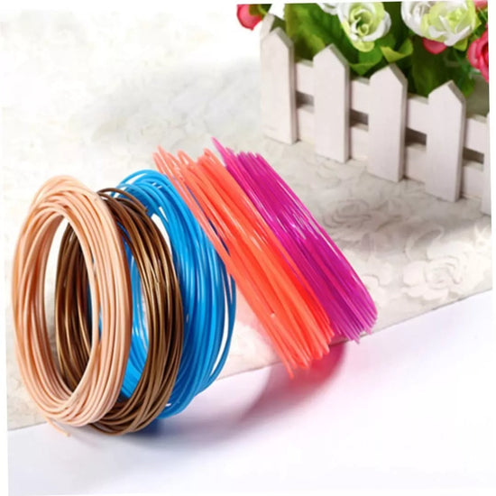 Filamentos de Lapiz 3d 10 Rollos - Colores Variados.