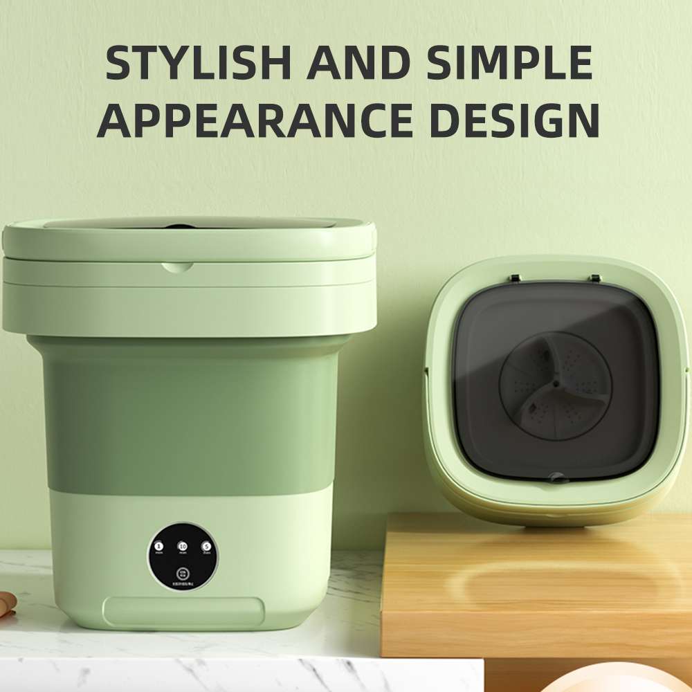Mini Lavarropas Automático Portatil Marvo Hasta 9l Verde®