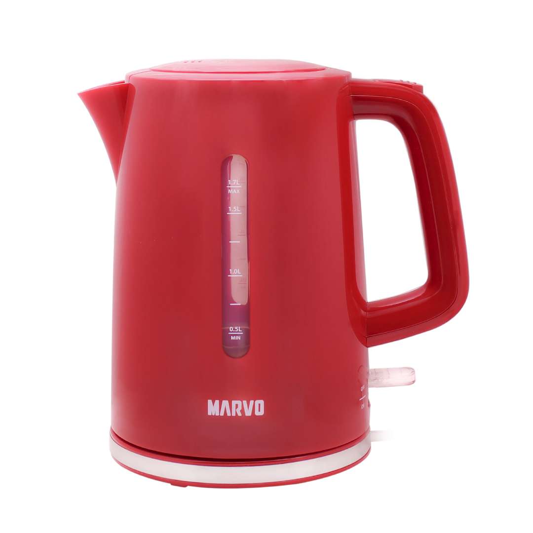 Jarra Eléctrica Marvo Hogar Roja Para Cocina Premium hwh-072®