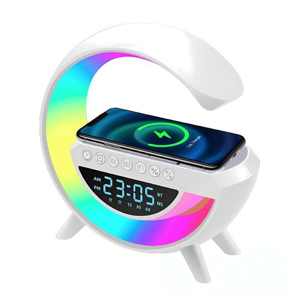 Lampara Cargador Inalambrico Led Colores G Radio Bluetooth®