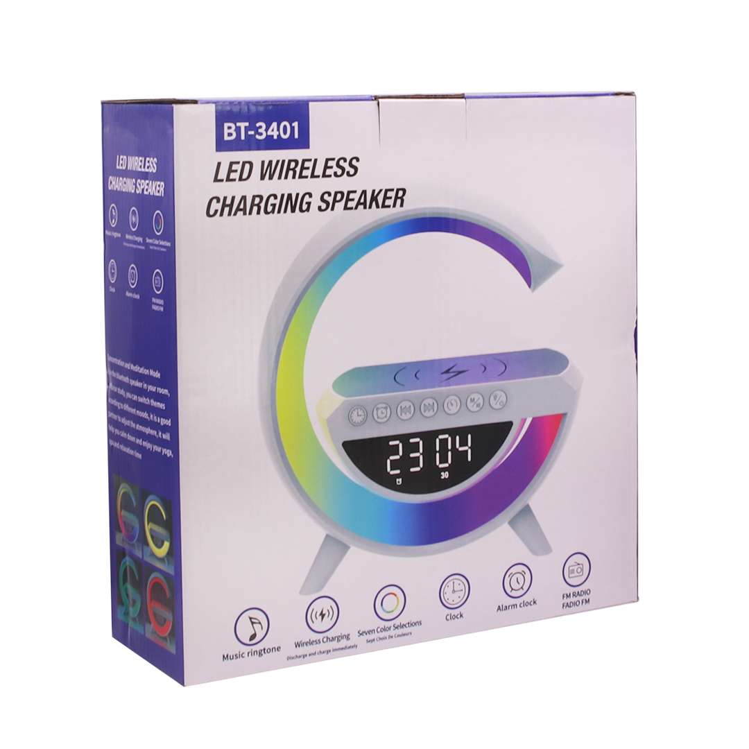 Lampara Cargador Inalambrico Led Colores G Radio Bluetooth®