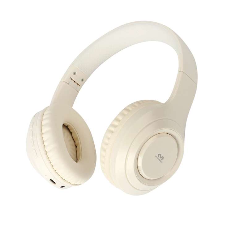 Vincha Auricular Bt Miccell Vq-b13 Blanco Sonido Estéreo®