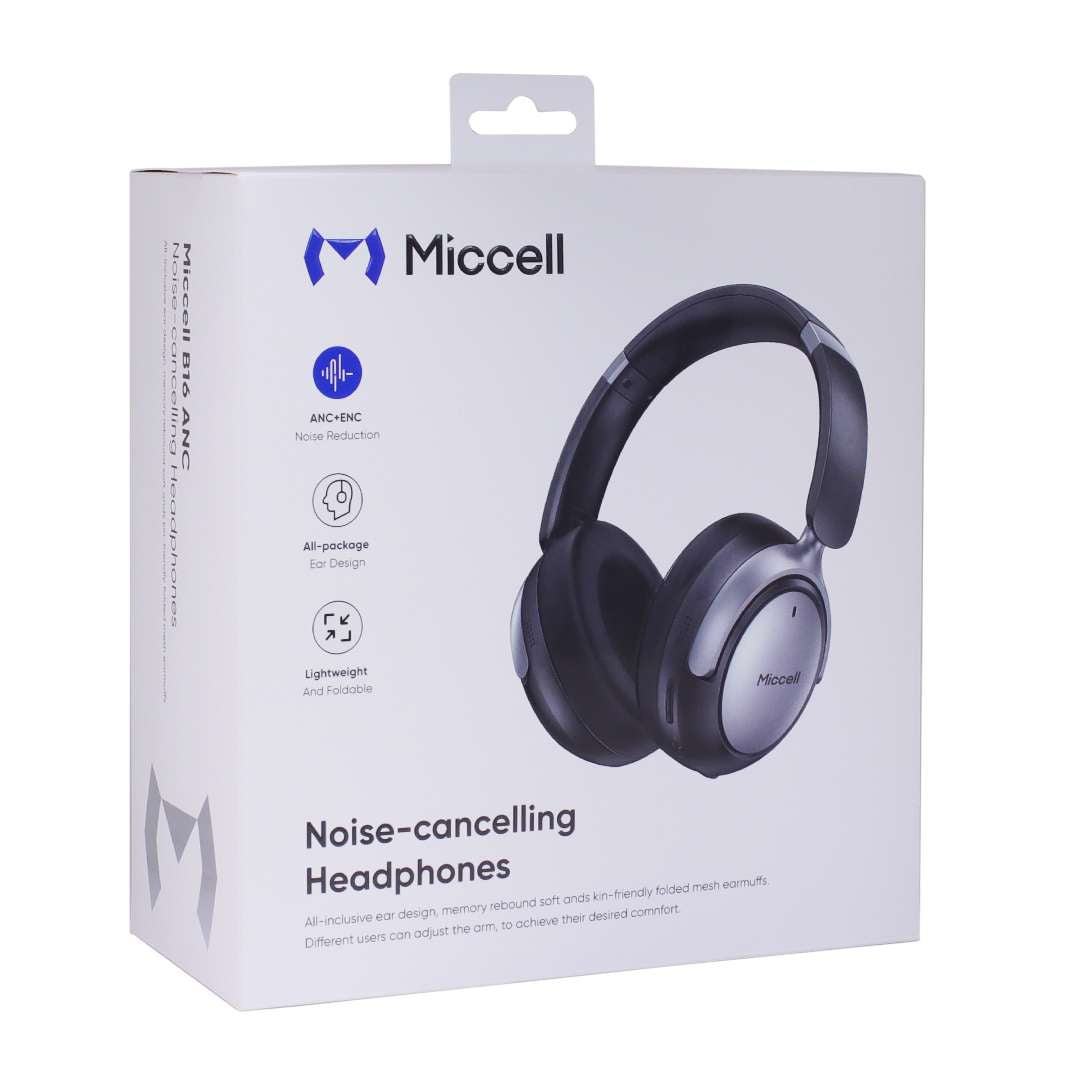 Vincha Auricular Bt Miccell Vq-b16 Anc Negro®