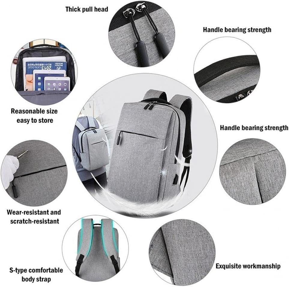 Mochila Resistente Anti Robo Impermeable Puerto Usb