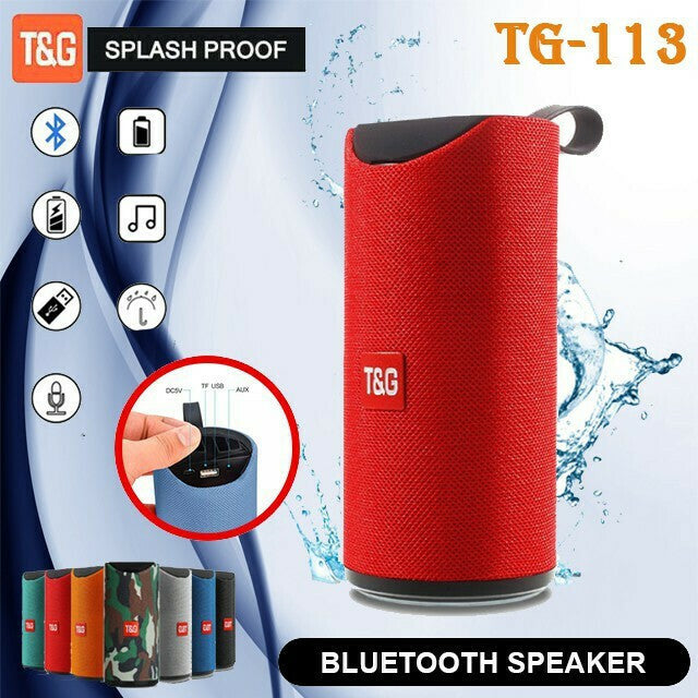Parlante Portátil A Prueba De Agua Bt Usb Fm Carolinas Home