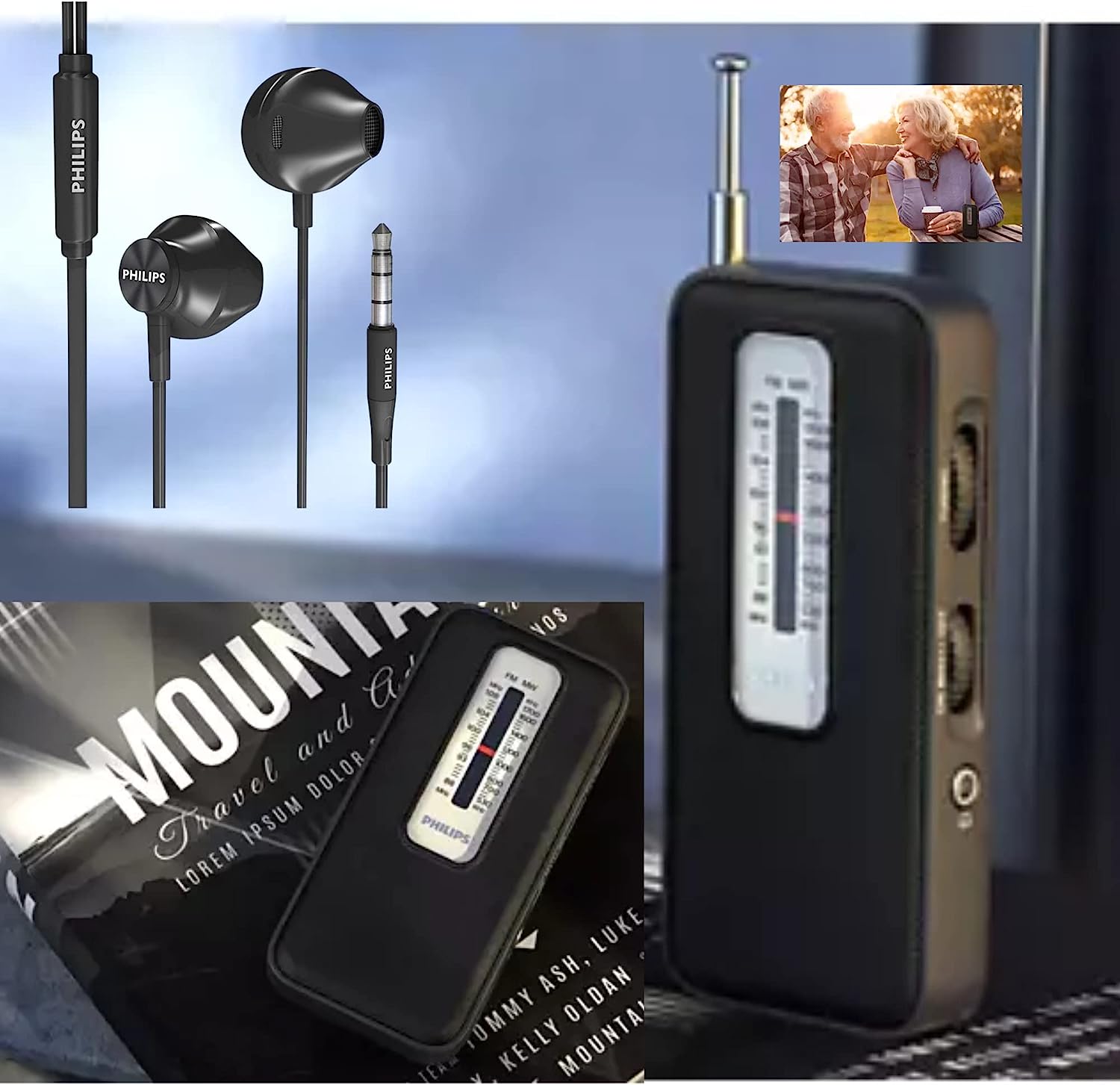 Radio Portátil Philips Profesional Tar1506 Fm/am Analógica®