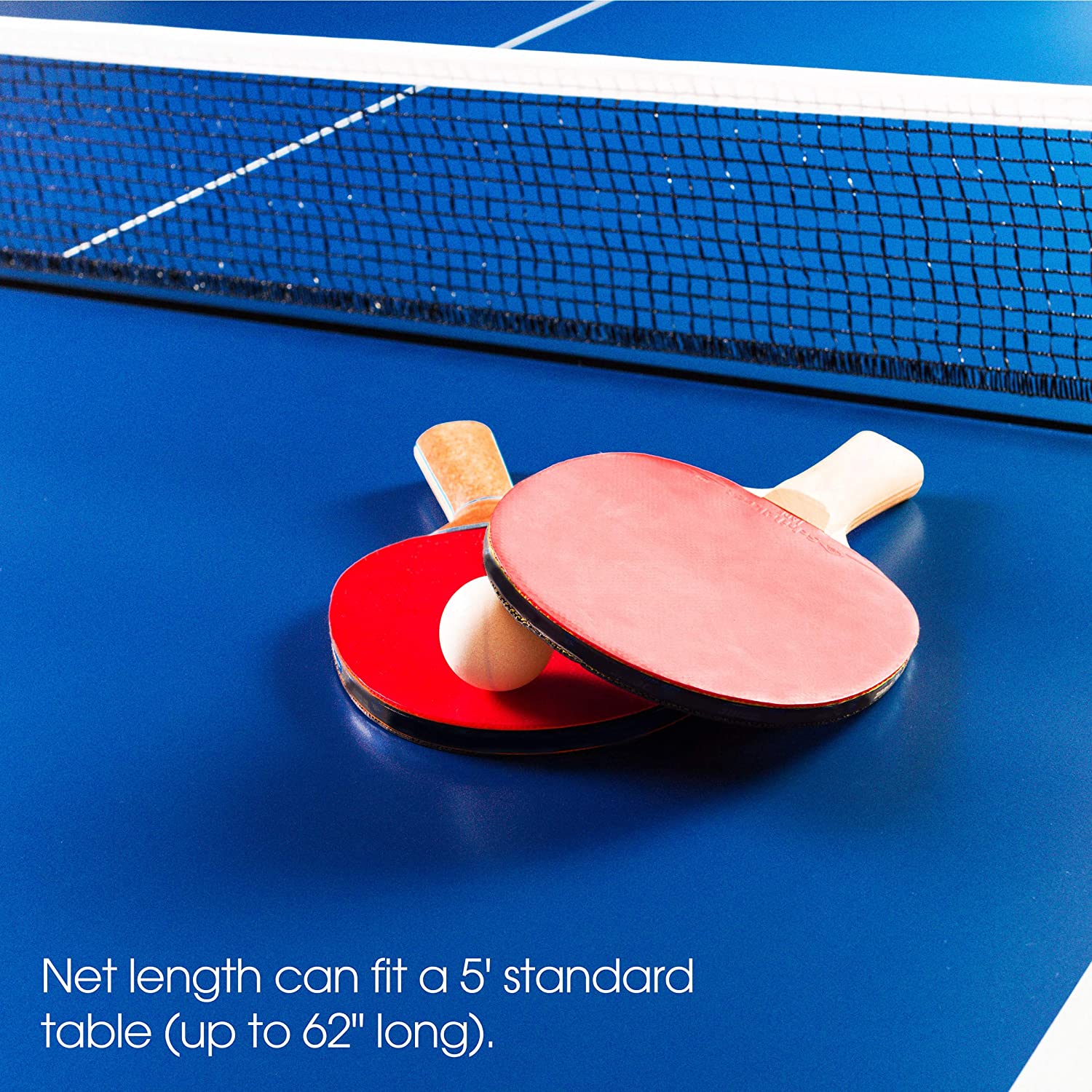 Set Ping Pong Red Extensible 2 Paletas 3 Pelotas Profesional