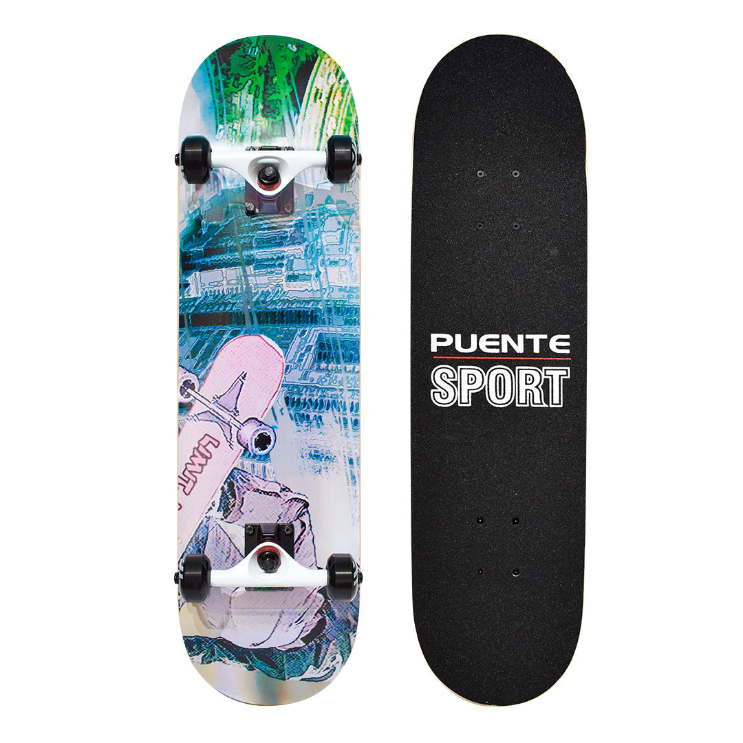 Skate Patineta 7 Capas Con Lija Profesional