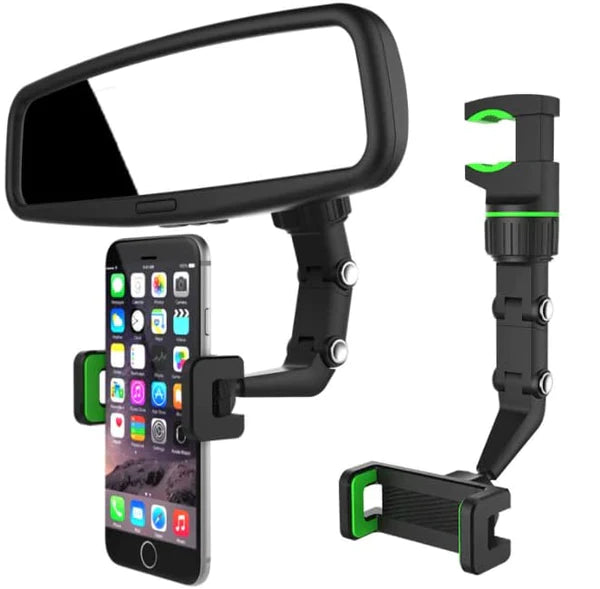 Soporte Para Celular 360 Auto Espejo Retrovisor Multifunción