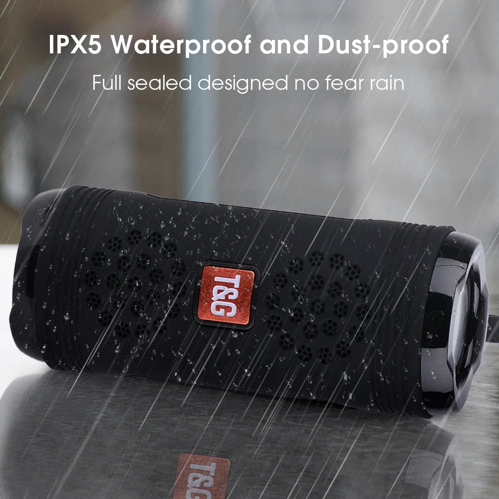 Parlante T&g 617 Pro Portátil Resistente Bluetooth, Fm, Sd®