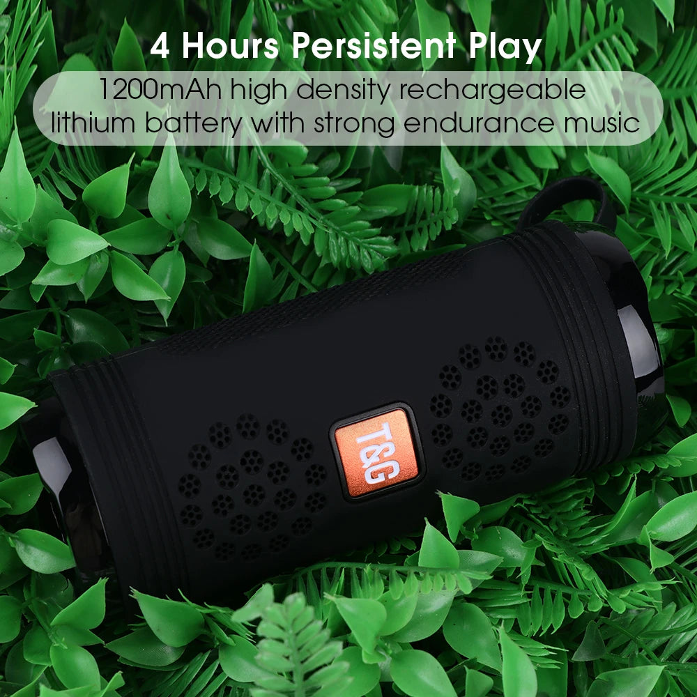 Parlante T&g 617 Pro Portátil Resistente Bluetooth, Fm, Sd®
