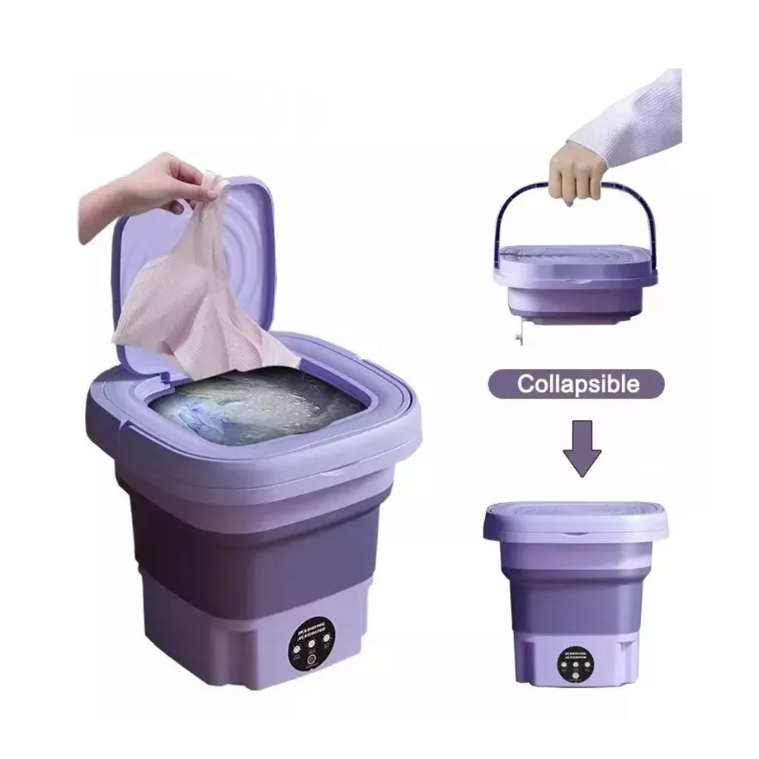 Mini Lavarropas Lavadora Plegable Portátil Para Ropa 8.5lt®