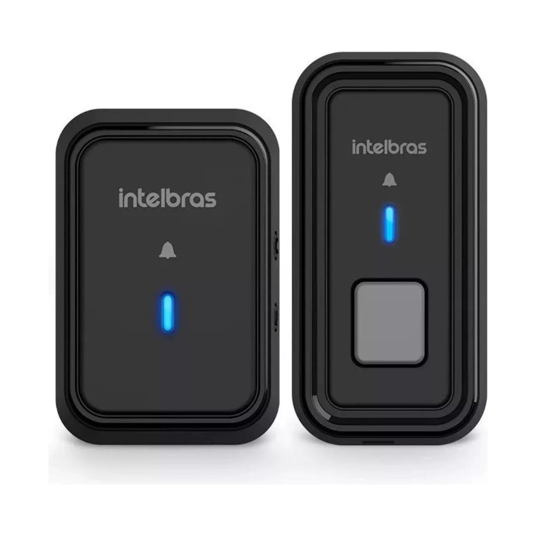 Timbre Inalámbrico Intelbras Black Cib 101, Color Negro, 110 V/220 V