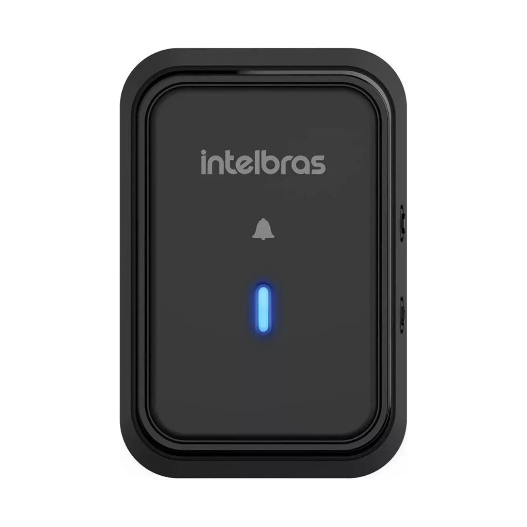Timbre Inalámbrico Intelbras Black Cib 101, Color Negro, 110 V/220 V