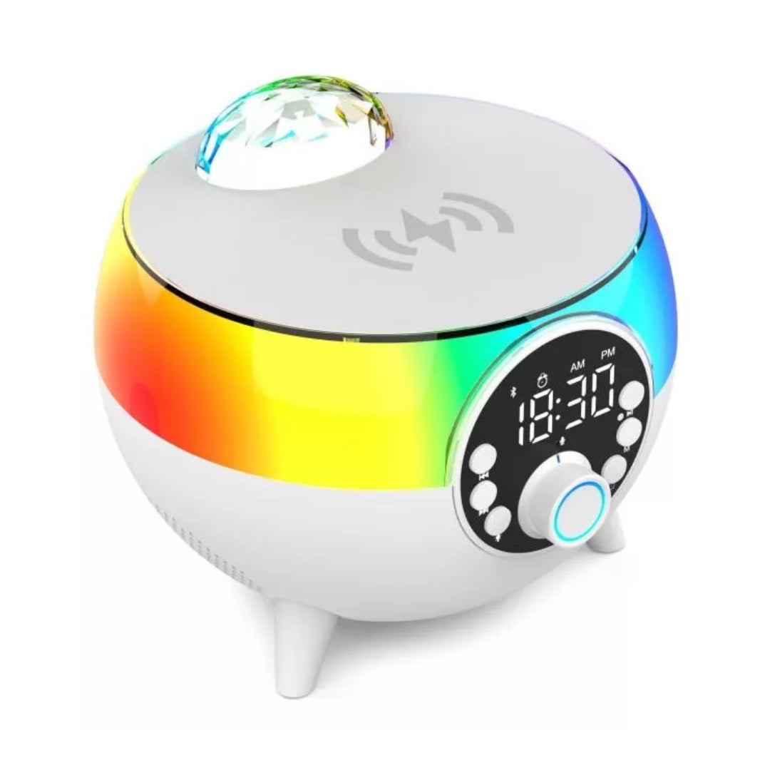 Parlante Bluetooth Hm-2310 Con Luz Rgb Y Despertador Fm Usb®