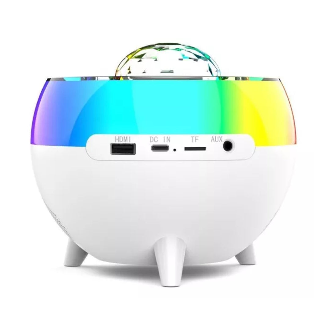Parlante Bluetooth Hm-2310 Con Luz Rgb Y Despertador Fm Usb®