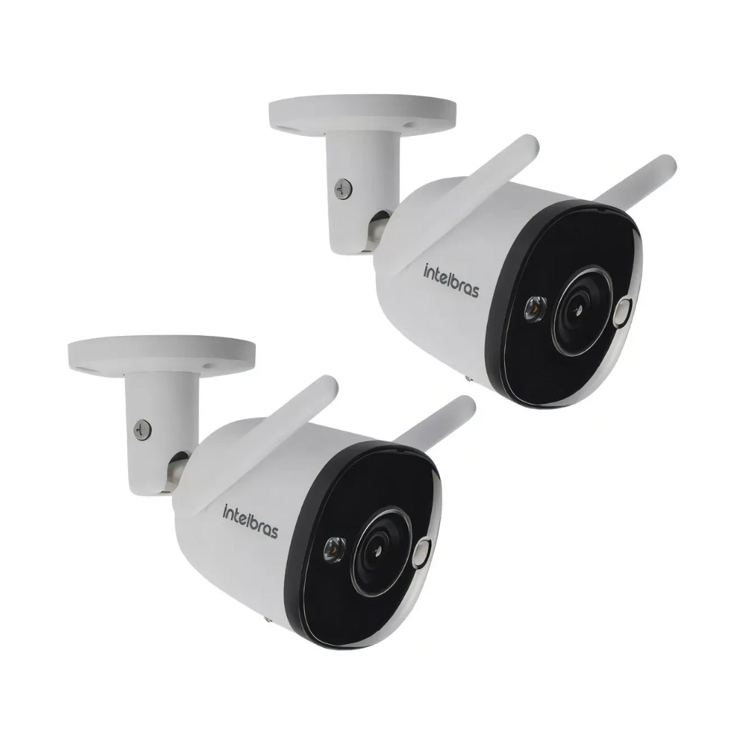 Kit De Videocámara Im5 Full Hd Wi-fi Para Exteriores A Todo Color - Intelbras