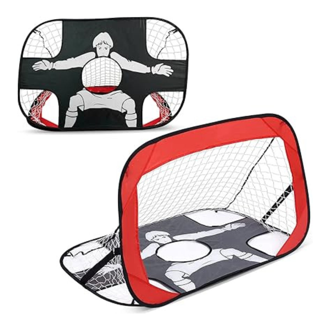 Arco De Fútbol Y Puntería Flexible, Diseño Plegable 2 En 1®