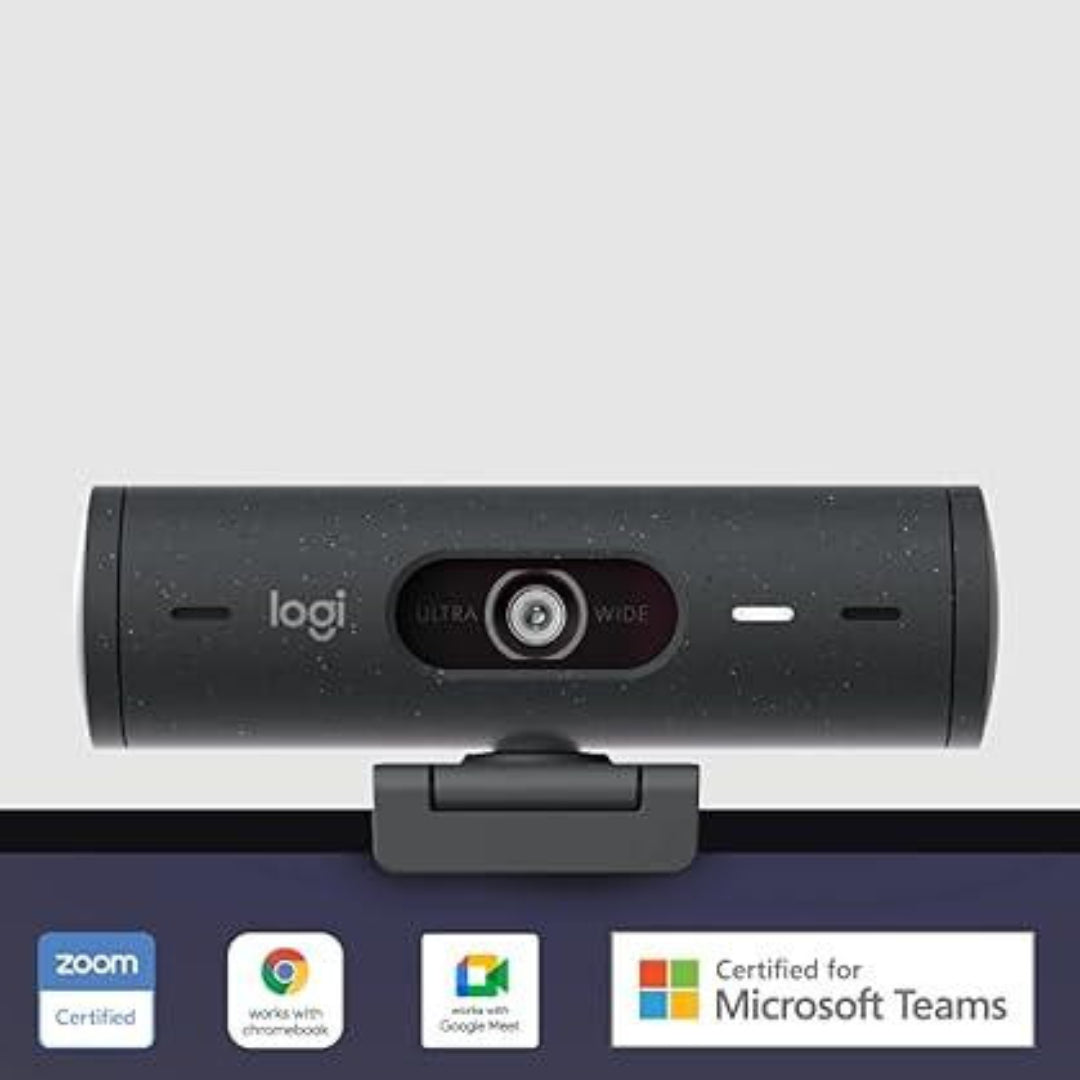 Cámara Web Logitech Brio 500 Full Hd 4mpx Color Graphite®