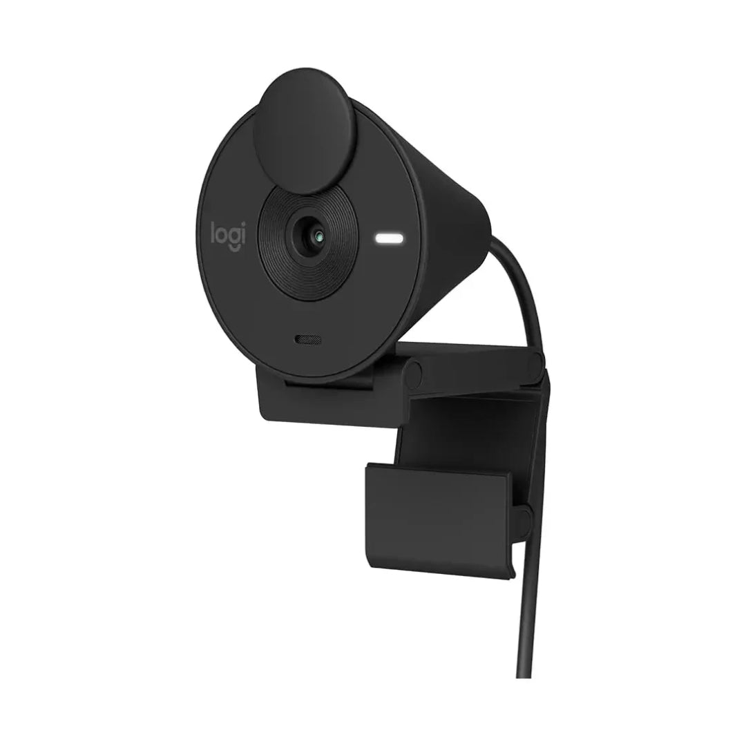 Webcam Logitech Brio 300 Full Hd Micrófono Integrado Negro