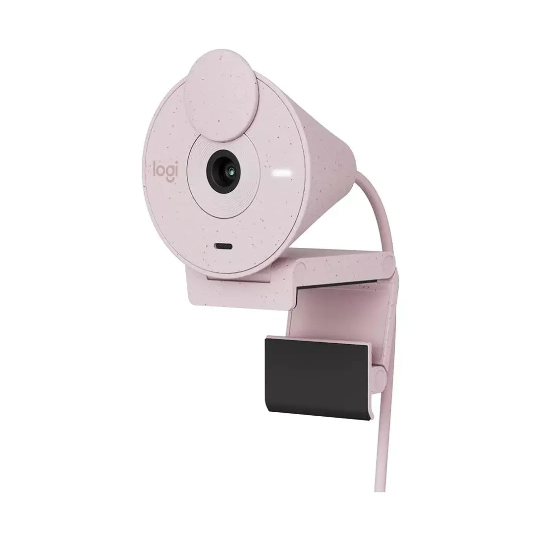 Logitech Webcam Brio 300 Usb-c 2mp/30fps 1080p Color Rosa