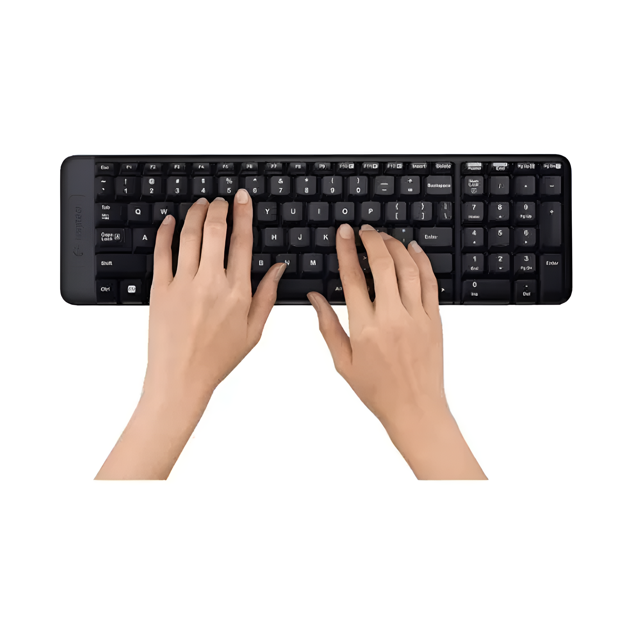 Kit Teclado Y Mouse Inalámbrico Logitech Mk220 Color Negro