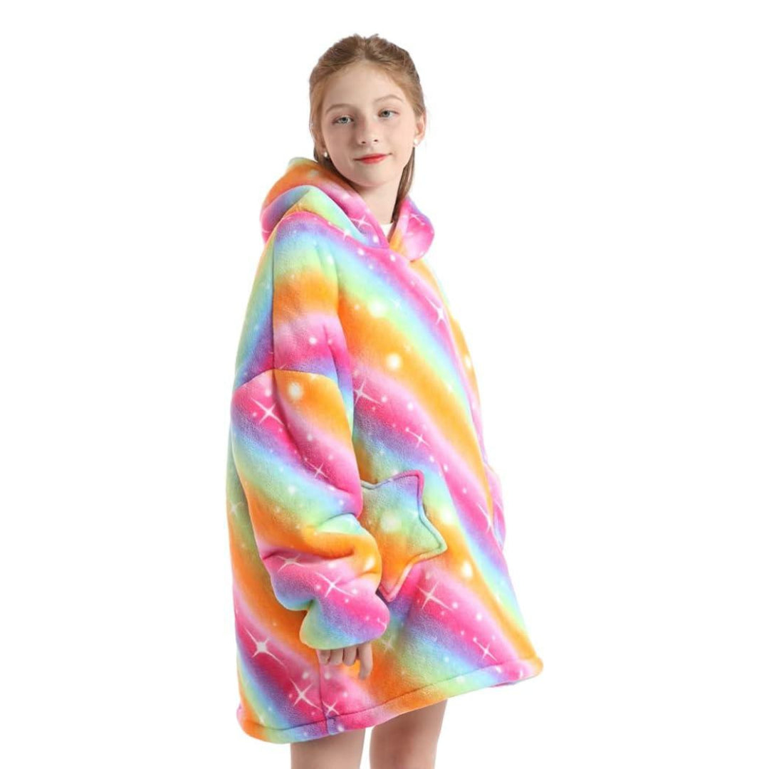 Buzo Niños Con Capucha Manta Multicolor Arcoíris®