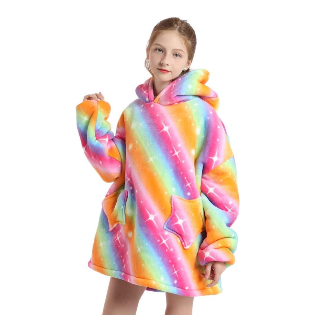 Buzo Niños Con Capucha Manta Multicolor Arcoíris®