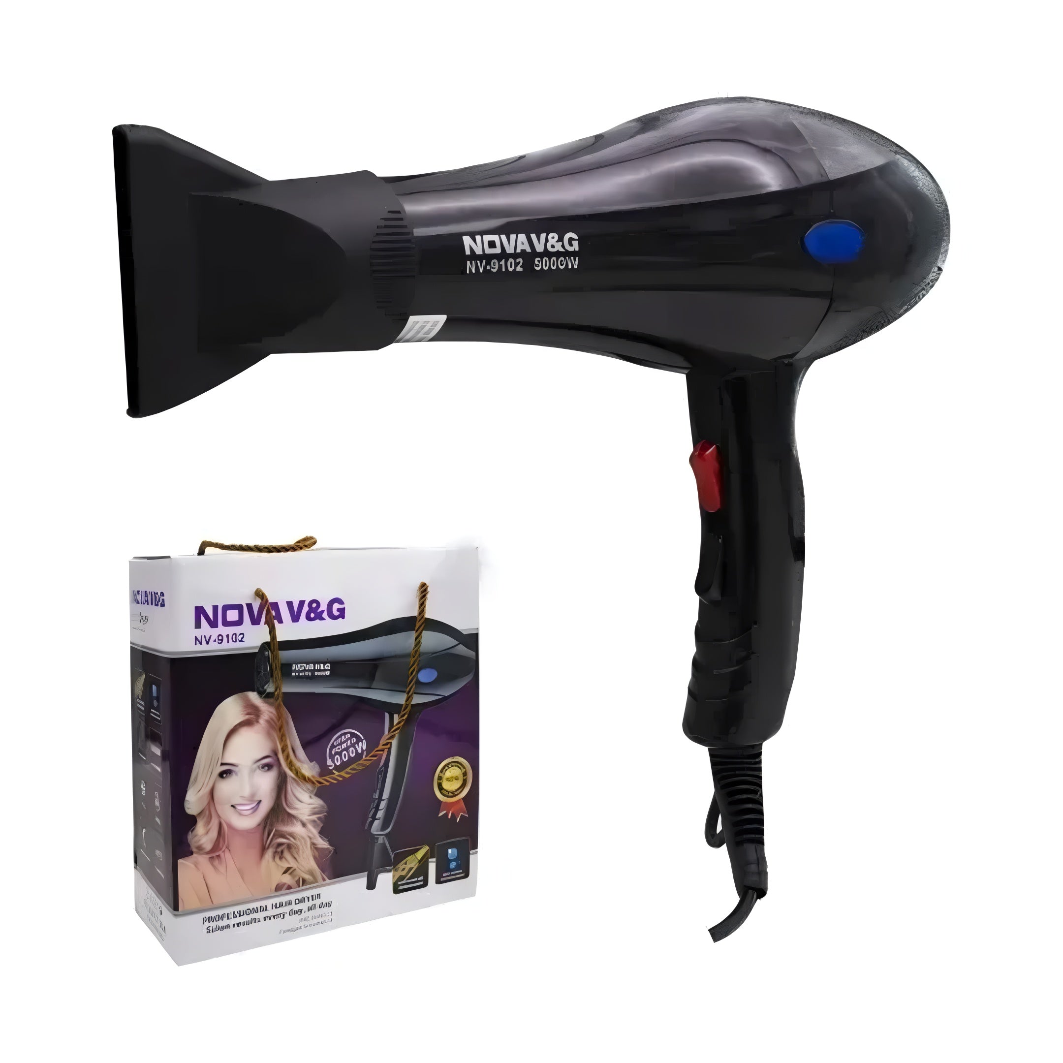 Secador De Pelo Cabello 5000w Semi Profesional Domestico®