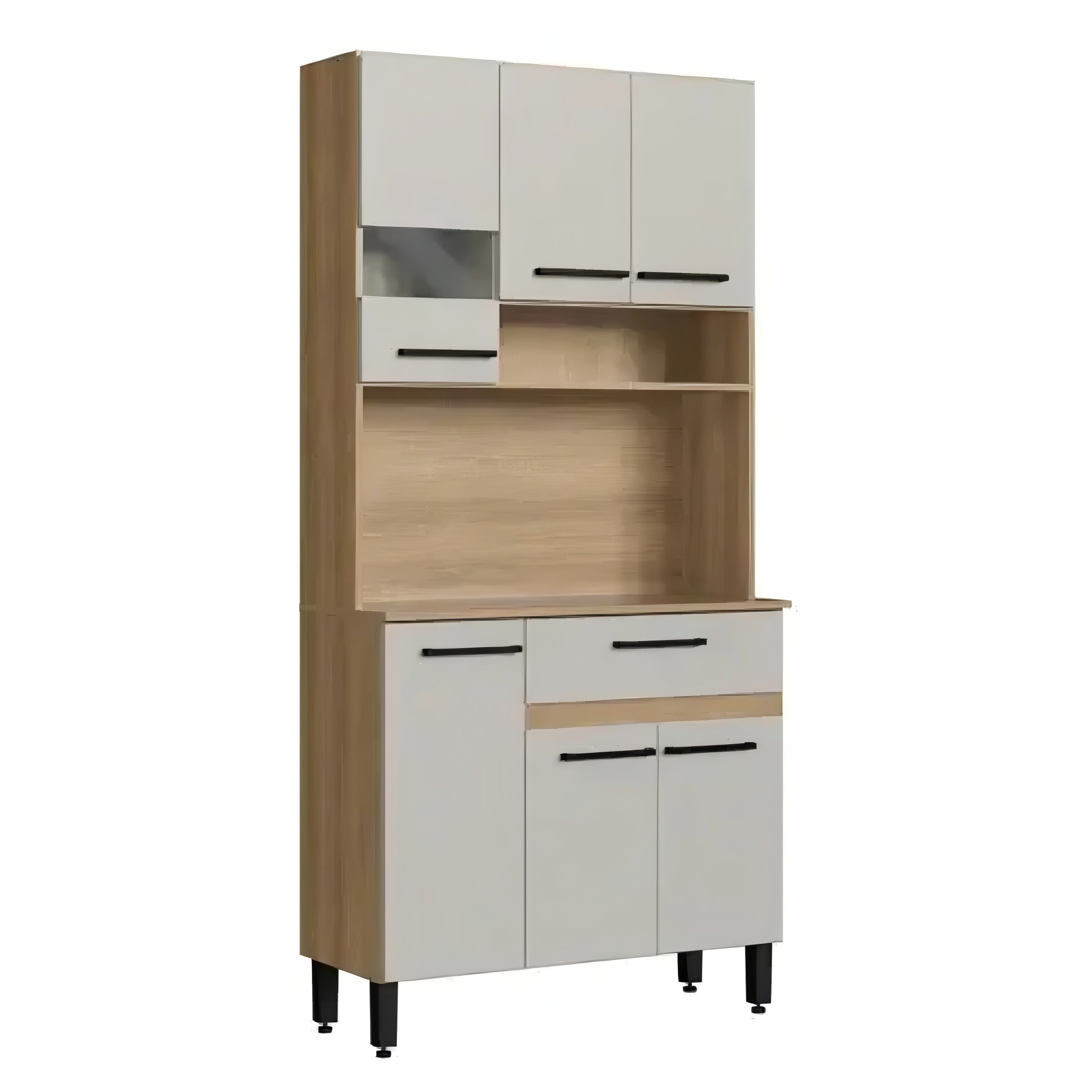 Muebles De Cocina Kit Multiuso 5 Puertas 1 Cajón 1 Estante Miel/Arena®