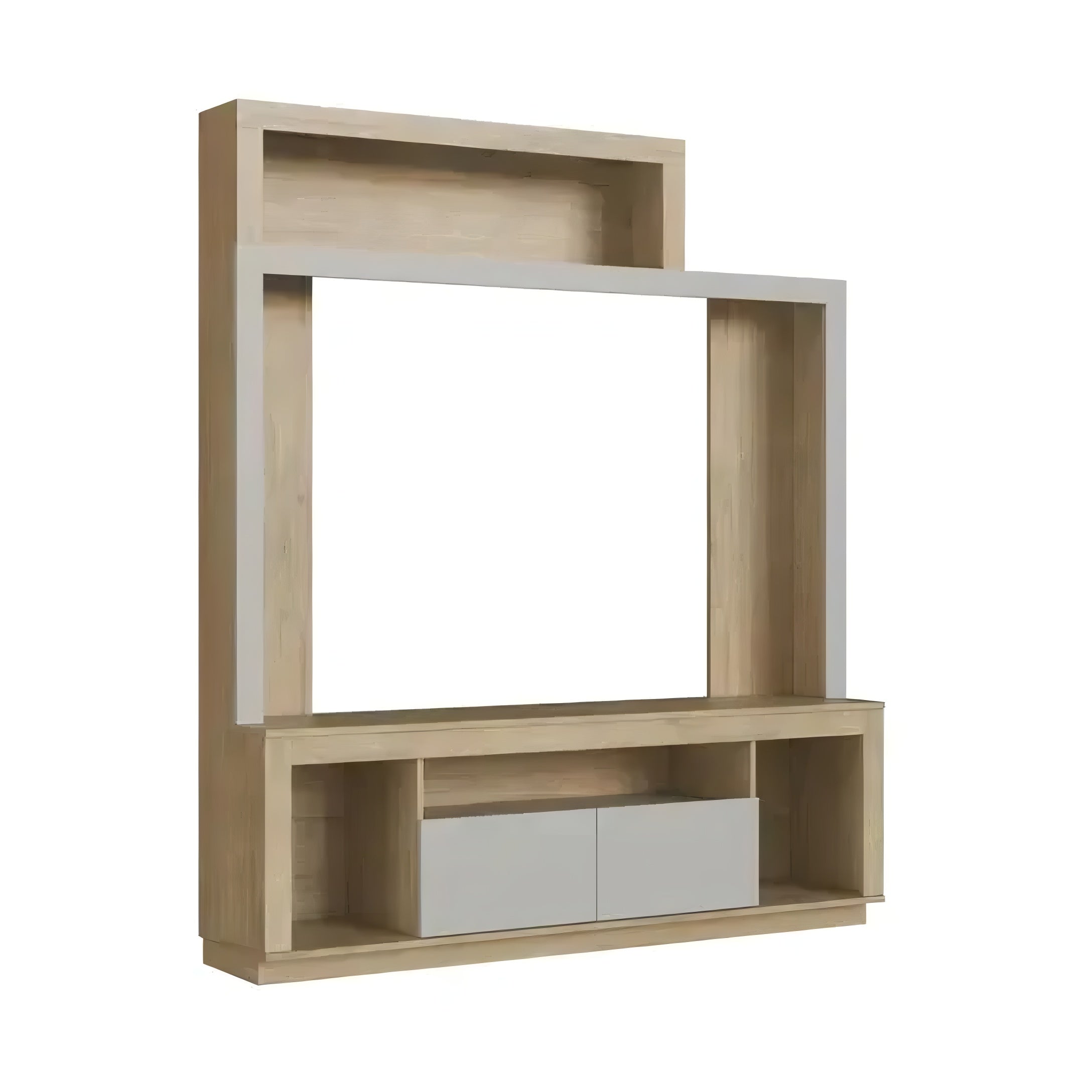 Rack Modular Con Panel Para Tv 55 4 Estantes 2 Puertas®