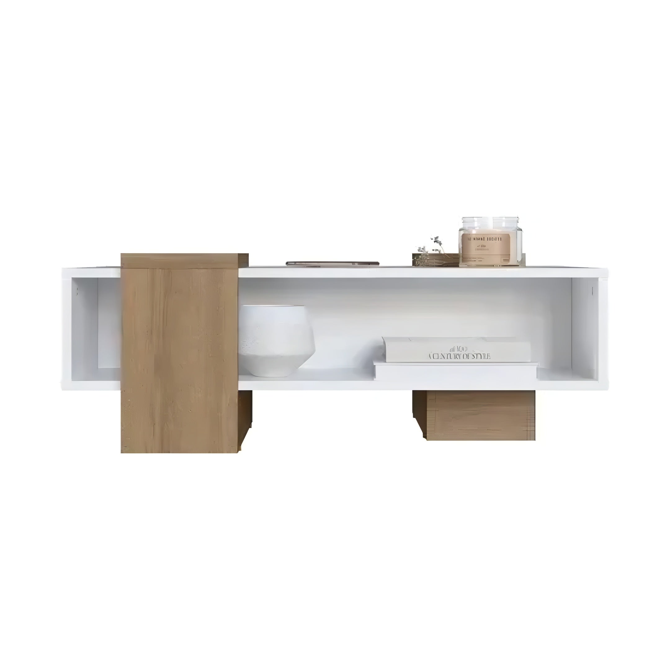 Mesa Ratona De Centro De Living Estilo Nórdico Minimalista®