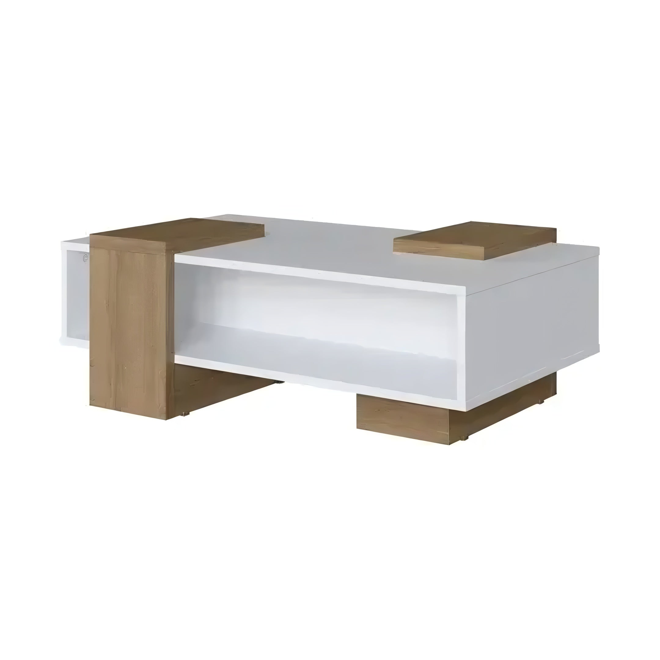 Mesa Ratona De Centro De Living Estilo Nórdico Minimalista®
