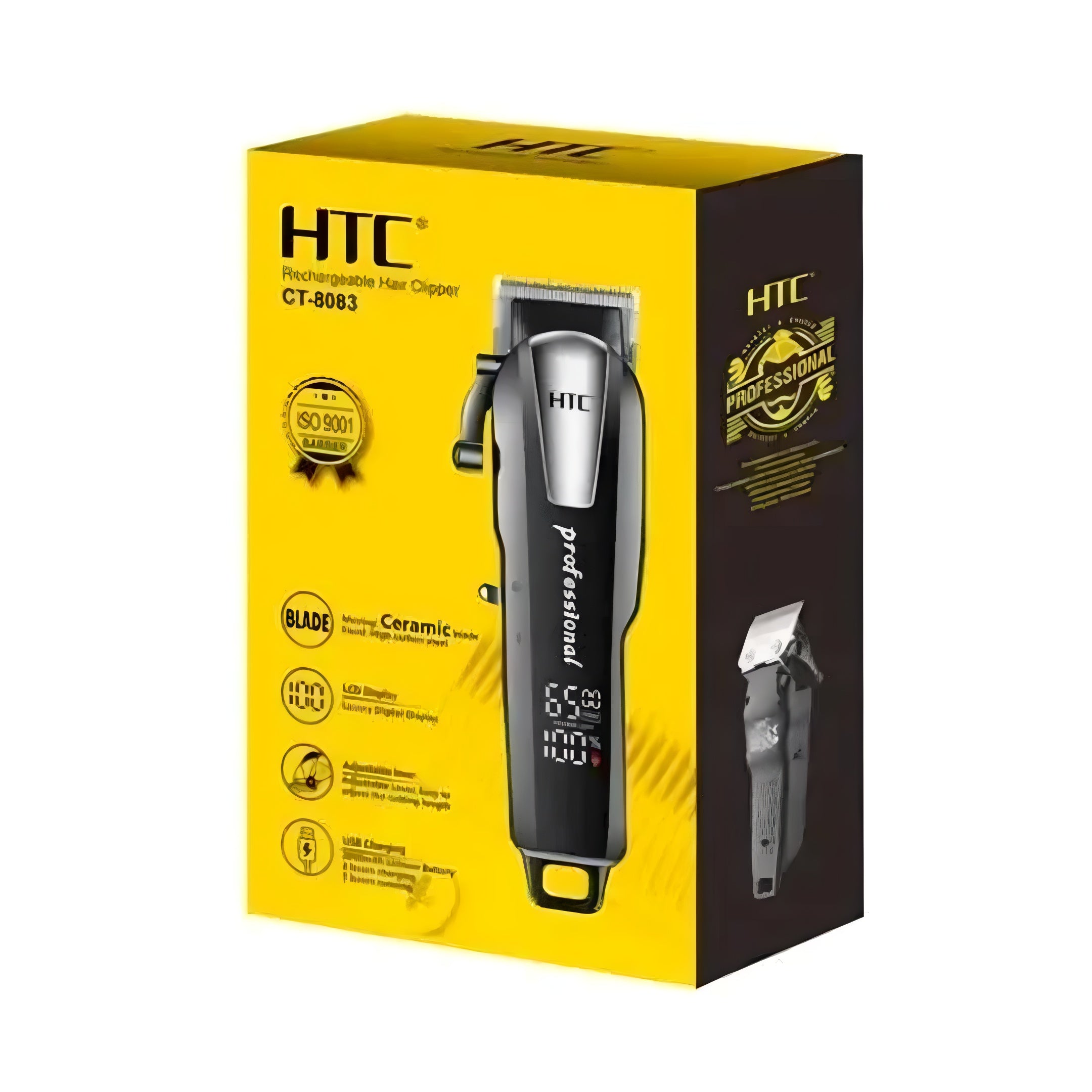 Cortapelo Eléctrico Profesional Htc Ct-8083 Pantalla Lcd 5w®