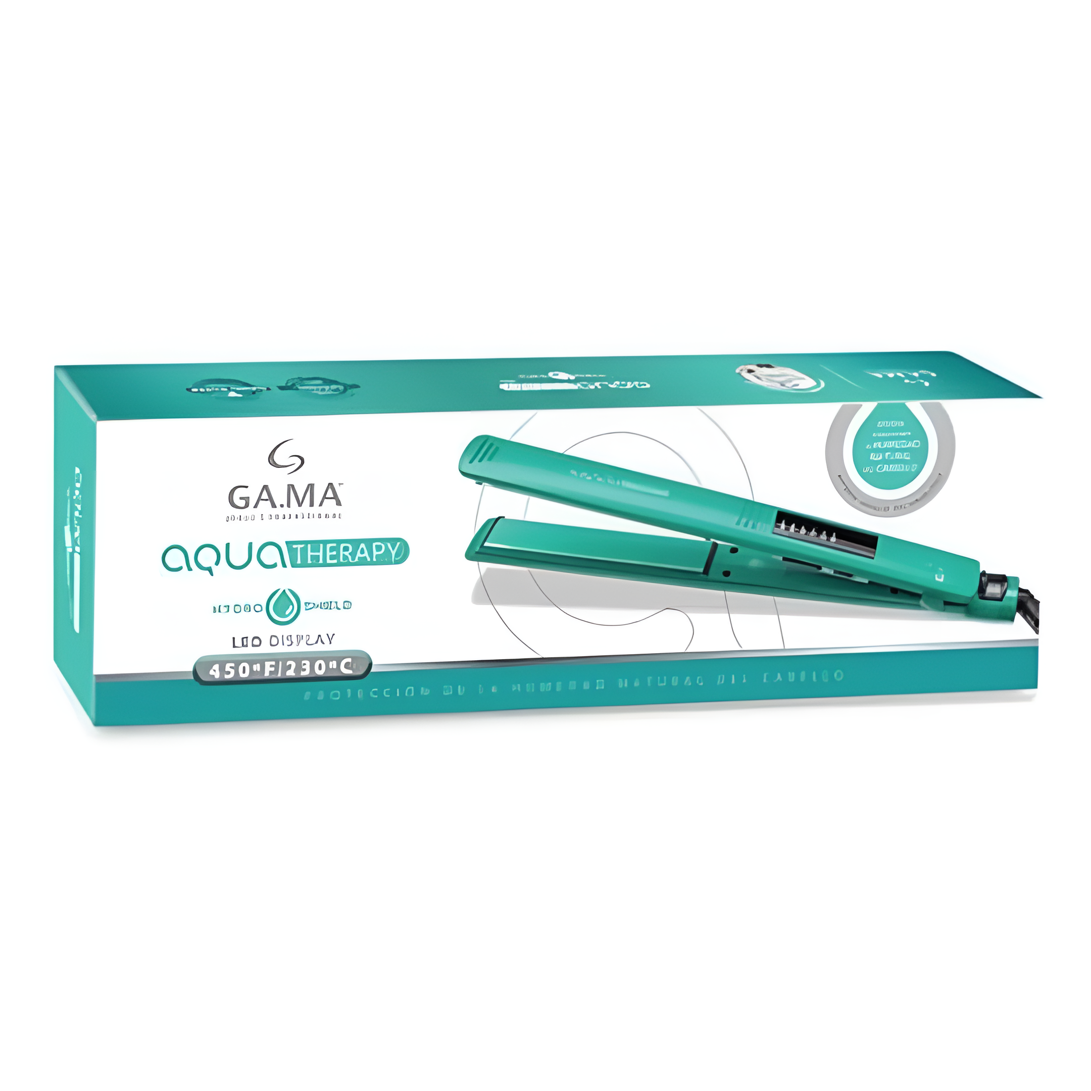Set GAMA Secador Tempo + Plancha Elegance Led Therapy Aqua®